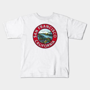 1940's Fisherman's Wharf San Francisco Kids T-Shirt
